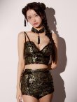画像21: 【即日発送】【ハロウィン】チャイナショートパンツセットアップ 【コスプレ5点セット】【XS-Mサイズ/3カラー】[OF04] (21)