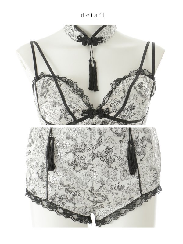 画像32: 【即日発送】【ハロウィン】チャイナショートパンツセットアップ 【コスプレ5点セット】【XS-Mサイズ/3カラー】[HC03] (32)