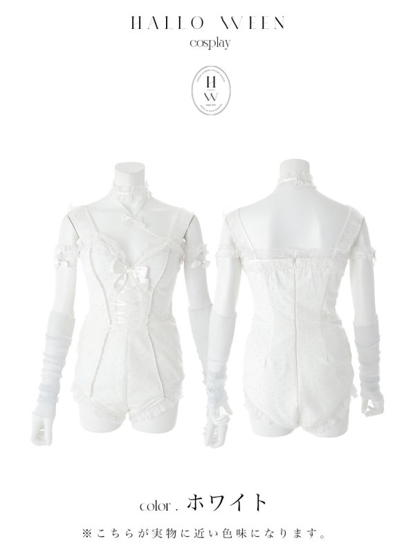 画像44: 【即日発送】【送料無料！】【マリームーンコラボ】【ハロウィン】2wayハーネスネックバニー【コスプレ6点セット】【XS-Lサイズ/3カラー】[HC03] (44)