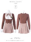 画像42: 【即日発送！】【ハロウィン】チェック制服セットアップ【コスプレ4点セット】【S-Lサイズ/2カラー】[OF04] (42)