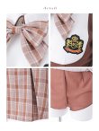 画像44: 【即日発送！】【ハロウィン】チェック制服セットアップ【コスプレ4点セット】【S-Lサイズ/2カラー】[OF04] (44)