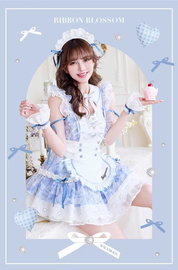 ブルー　身長：166cm　着用サイズ：Fサイズ