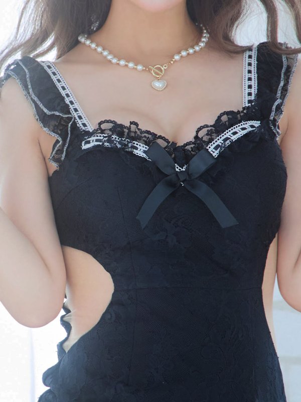 画像20: 【即日発送】【ハロウィン】 キャットレースミニワンピ 【コスプレ5点セット】【XS-Mサイズ/3カラー】[HC03] (20)