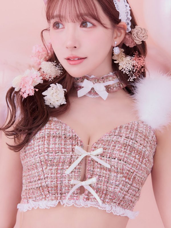 画像16: 【SALE!!】【即日発送】【ハロウィン】 ファーツイードバニーセットアップ 【コスプレ8点セット】【XS-Mサイズ/3カラー】[OF04] (16)