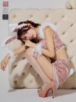 画像6: 【ノベルティ対象】【即日発送】【ハロウィン】 ファーツイードバニーセットアップ 【コスプレ8点セット】【XS-Mサイズ/3カラー】[OF01] (6)