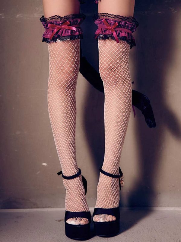 画像19: 【SALE!!】【即日発送】【ハロウィン】チェックキャットセットアップ【コスプレ6点セット】【S-Mサイズ/1カラー】[HC03] (19)