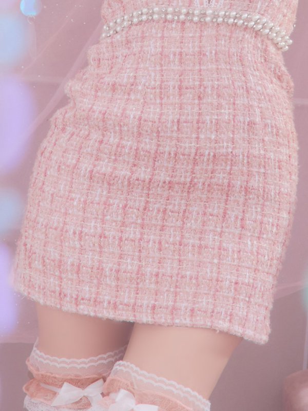 画像34: 【SALE!!】【即日発送】【ハロウィン】 ツイードバニーミニワンピ 【コスプレ5点セット】【S-Lサイズ/2カラー】[OF04] (34)