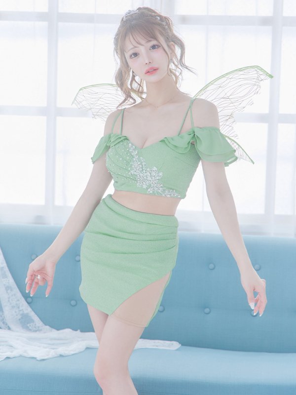 画像3: 【即日発送】【ハロウィン】フェアリーセットアップ/妖精【コスプレ3点セット】【S-Mサイズ】【OF01】 (3)