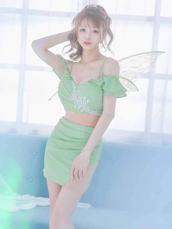 画像4: 【即日発送】【ハロウィン】フェアリーセットアップ/妖精【コスプレ3点セット】【S-Mサイズ】【OF01】 (4)