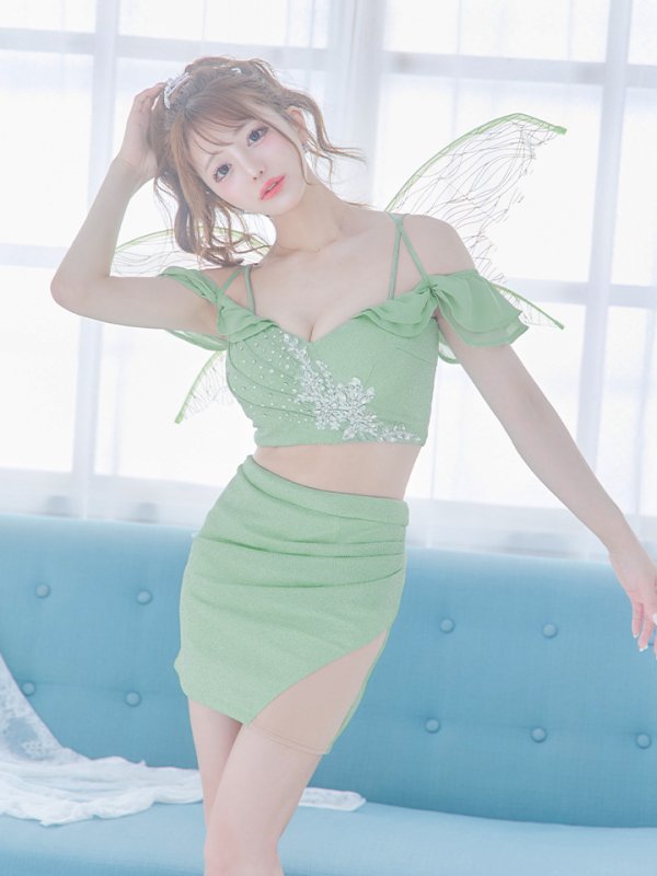 画像7: 【即日発送】【ハロウィン】フェアリーセットアップ/妖精【コスプレ3点セット】【S-Mサイズ】【OF01】 (7)