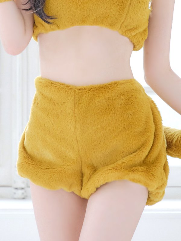 画像45: 【SALE!!】【即日発送】【ハロウィン】もこもこキツネ 【コスプレ6点セット】【Fサイズ/1カラー】[OF01] (45)