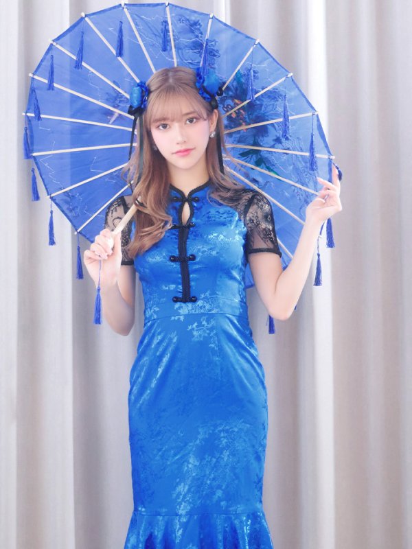 画像14: 【SALE!!】【即日発送】【ハロウィン】 マーメイドレースチャイナ 【コスプレ2点セット】【S-Lサイズ/3カラー】(SE01YN-W)[OF01] (14)