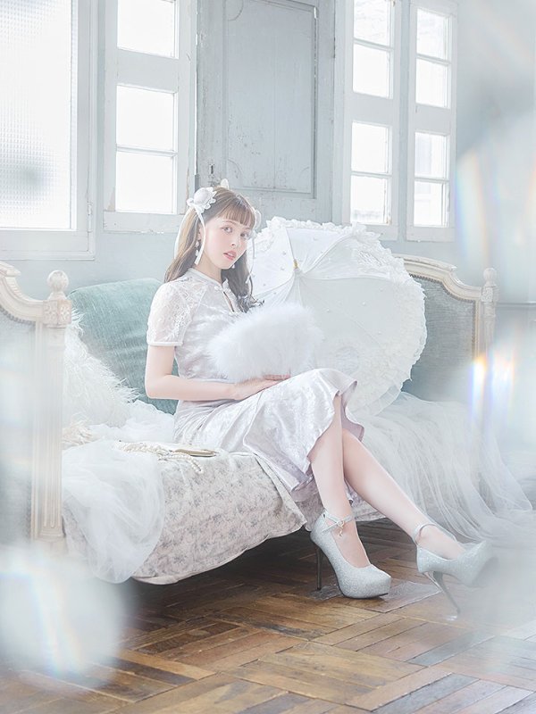 画像6: 【SALE!!】【即日発送】【ハロウィン】 マーメイドレースチャイナ 【コスプレ2点セット】【S-Lサイズ/3カラー】(SE01YN-W)[OF01] (6)