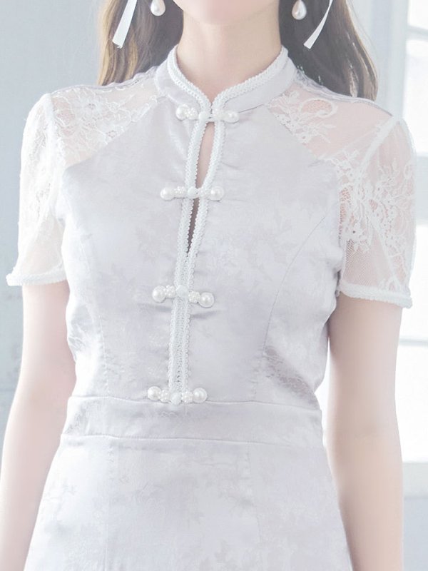 画像16: 【SALE!!】【即日発送】【ハロウィン】 マーメイドレースチャイナ 【コスプレ2点セット】【S-Lサイズ/3カラー】(SE01YN-W)[OF01] (16)