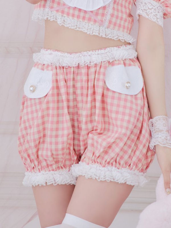 画像17: 【SALE!!】【即日発送】【ハロウィン】 ギンガムロリータベビー 【コスプレ5点セット】【S-Mサイズ/1カラー】[HC03] (17)