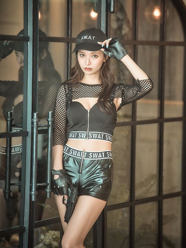 画像13: 【値下げ！】SWATコスプレ 【コスプレ5点セット】【コスプレ2点セット】【S-Mサイズ/1カラー】【S-XXLサイズ/1カラー】(HC206-SV)[OF01] (13)