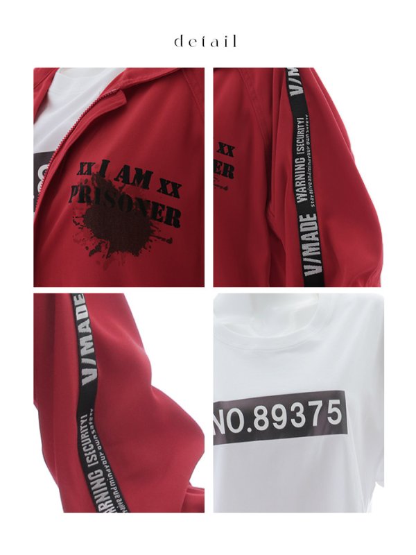 画像26: 【即日発送！】【ハロウィン】 ユニセックス/ 囚人コスプレ コスチューム 【コスプレ2点セット】 【S-XXLサイズ/2カラー】(HC206-SV)[OF01] (26)