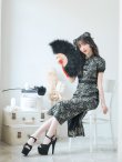 画像12: 【即日発送】【ハロウィン】 パフスリーブチャイナドレス【コスプレ2点セット】【S-XLサイズ/3カラー】(SE01YN)[OF04] (12)