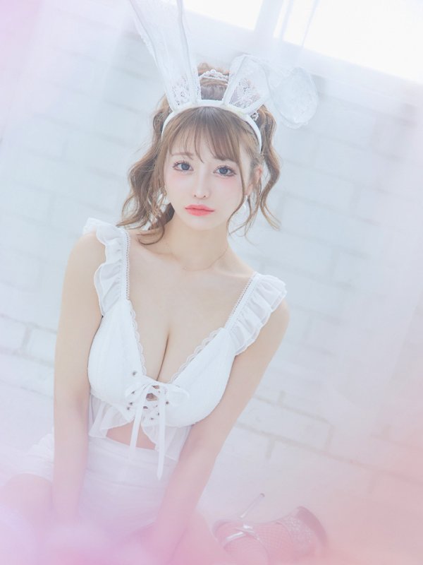 画像7: 【即日発送】【ハロウィン】 フリルレースバニーセットアップ 【コスプレ6点セット】 【S-Mサイズ/3カラー】[YMT] (7)