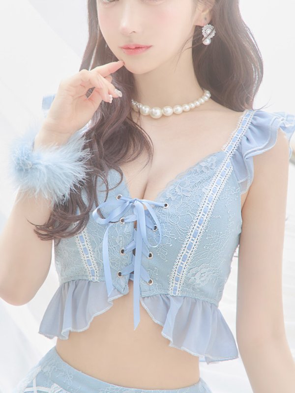 画像19: 【SALE!!】【即日発送】【ハロウィン】 フリルレースバニーセットアップ 【コスプレ6点セット】 【S-Mサイズ/3カラー】[OF01] (19)