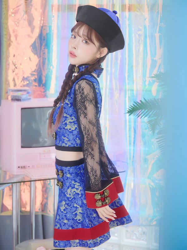 画像10: 【SALE!!】【即日発送】【ハロウィン】 緩苺ちゃん着用 セットアップキョンシー【コスプレ5点セット】【S-Mサイズ/1カラー】(SE01YN)[HC02] (10)