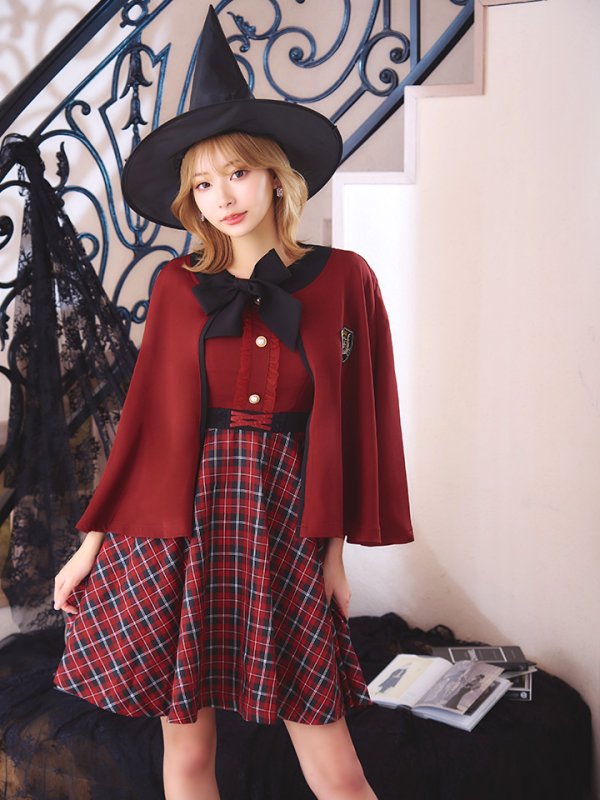 画像7: 【SALE!!】【ハロウィン】 魔法学校制服 【コスプレ3点セット】【S-Mサイズ/2カラー】[OF01] (7)