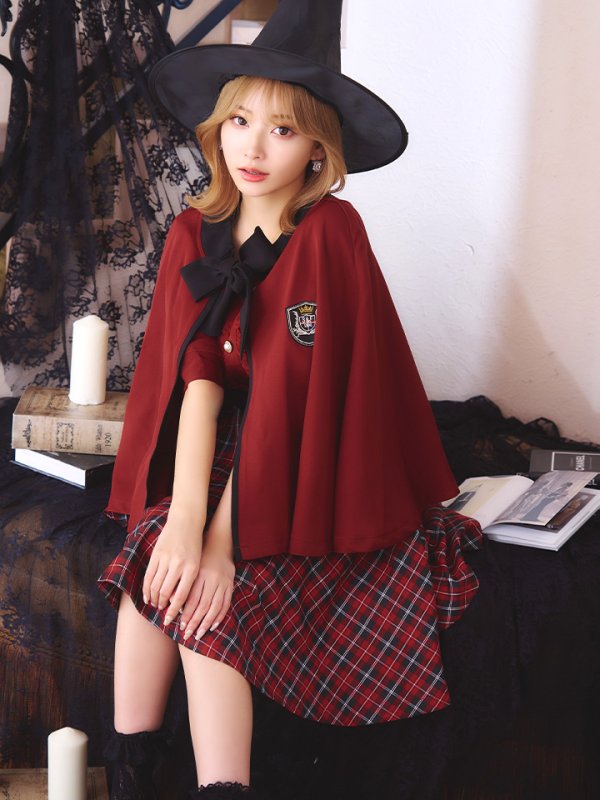 画像11: 【SALE!!】【ハロウィン】 魔法学校制服 【コスプレ3点セット】【S-Mサイズ/2カラー】[OF01] (11)
