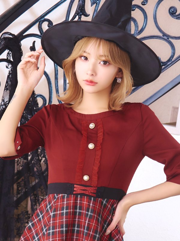 画像18: 【SALE!!】【ハロウィン】 魔法学校制服 【コスプレ3点セット】【S-Mサイズ/2カラー】[OF01] (18)