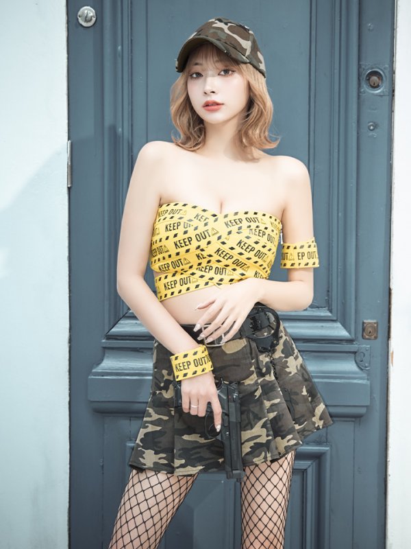 画像9: 【ハロウィン】キープアウトセットアップ 【コスプレ7点セット】【S-Mサイズ】[OF04-B] (9)