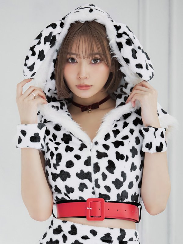 画像9: 【SALE!!】【即日発送】【ハロウィン】ダルメシアンセットアップ【コスプレ6点セット】【S-Lサイズ/1カラー】[HC03] (9)