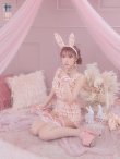 画像46: 【即日発送】【ハロウィン】ツイードバニーセットアップ（パンツ&スカートタイプ）【コスプレ6点セット】 【XS-Mサイズ/2カラー】[YMT] (46)
