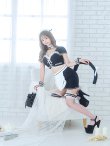 画像9: 【即日発送】【ハロウィン】キャットメイドセットアップ【コスプレ6点セット】【S-Mサイズ】【YMT】 (9)