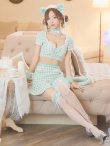 画像12: 値下げ！【即日発送】【ハロウィン】ツイードキャットセットアップ 【コスプレ6点セット】 【XS-Mサイズ/4カラー】[YMT] (12)