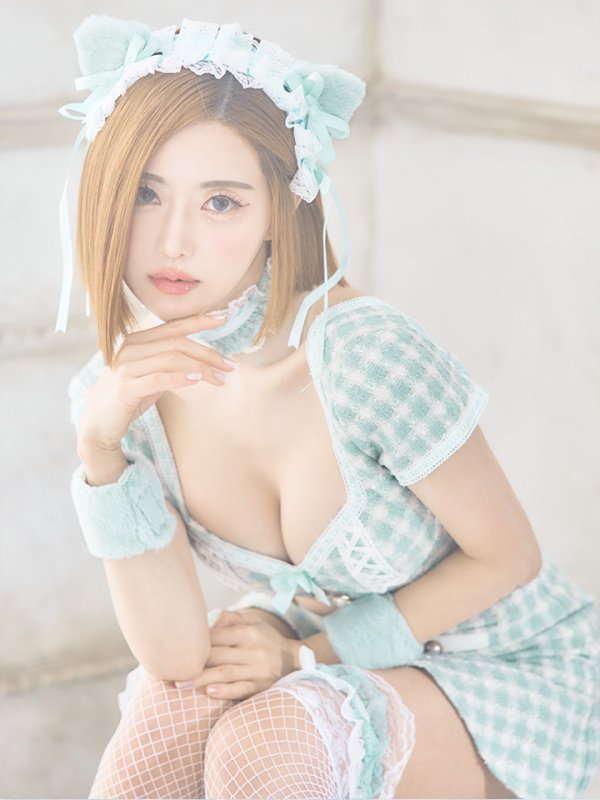 画像12: 【SALE!!】【即日発送】【ハロウィン】ツイードキャットセットアップ 【コスプレ6点セット】 【XS-Mサイズ/4カラー】[OF04] (12)