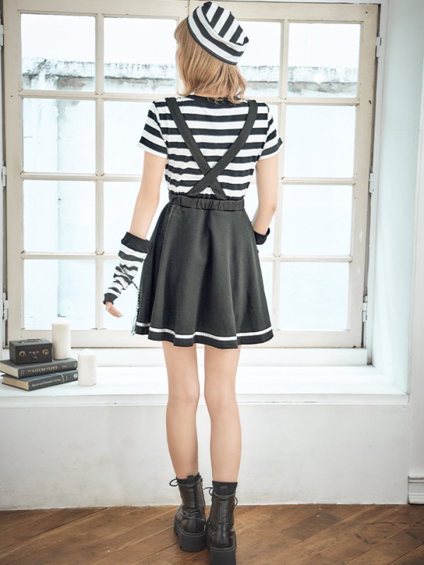 画像15: 【SALE!!】【即日発送】【ハロウィン】 プリズナーガール 【コスプレ3点セット】【S-Mサイズ/1カラー】(HC206-SV)[HC03] (15)