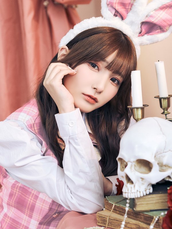 画像6: 【SALE!!】【ハロウィン】チェック制服バニー【コスプレ6点セット】 【S-Lサイズ/1カラー】[OF01] (6)