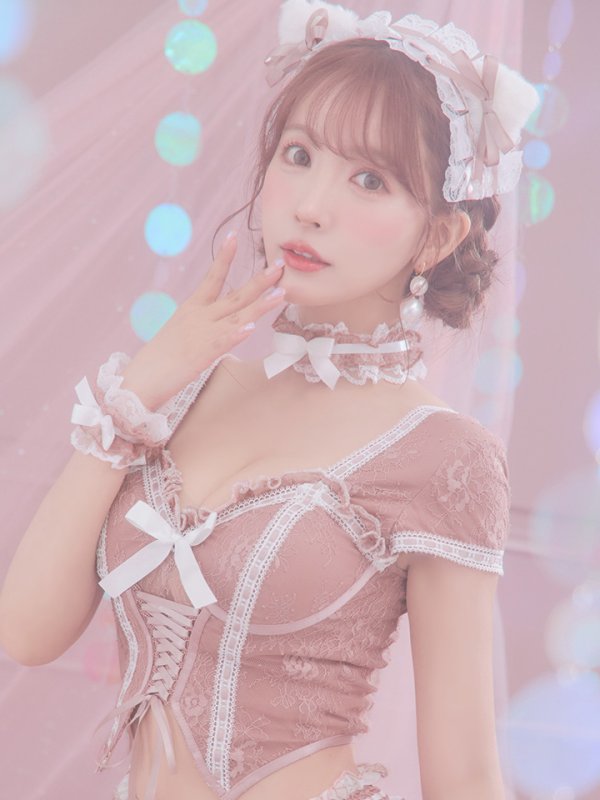 画像33: 【即日発送】【ハロウィン】コルセットレースキャット 【コスプレ6点セット】 【XS-Mサイズ/3カラー】[YMT] (33)