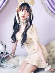 画像5: 【即日発送】【ハロウィン】【LARME/ラルム掲載】ツイードくまセットアップ/ベア 【コスプレ6点セット】 【XS-Mサイズ/1カラー】[YMT] (5)