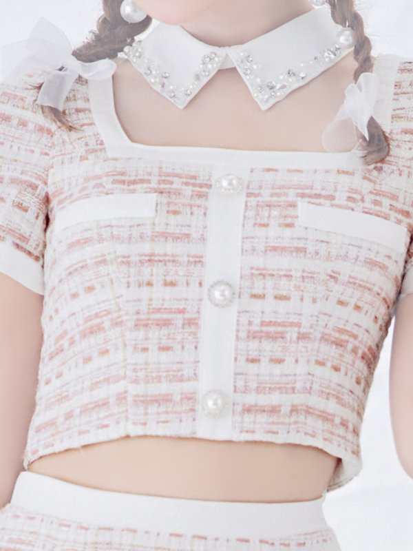 画像16: 【SALE!!】【即日発送】【ハロウィン】 ツイードセットアップバニー【コスプレ6点セット】【XS-Mサイズ/1カラー】[HC03] (16)