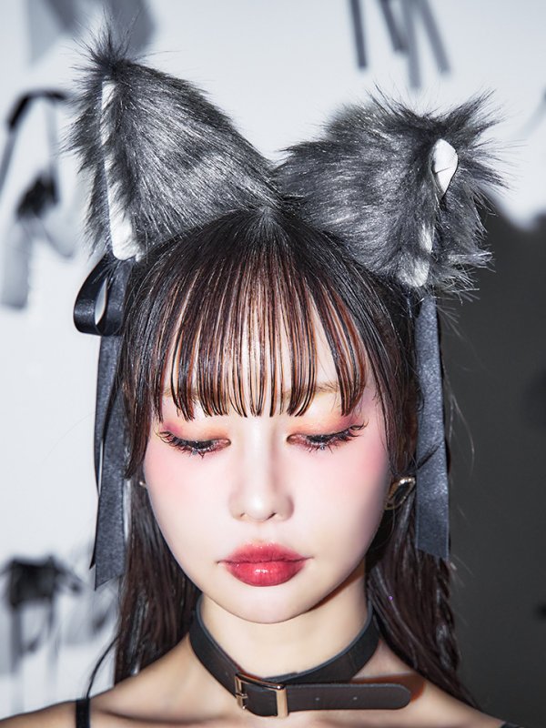 画像19: 【ハロウィン】レースアップオオカミセットアップ 【コスプレ8点セット】[OF04] (19)