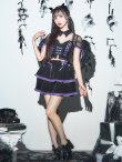 画像5: 【即日発送！】【ハロウィン】レースアップデビルスカートセットアップ 【コスプレ6点セット】[YMT-H] (5)