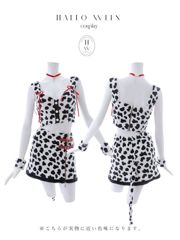 画像20: 【即日発送！】【ハロウィン】 ダルメシアンセットアップ【コスプレ6点セット】【XS-Mサイズ/1カラー】[OF01] (20)