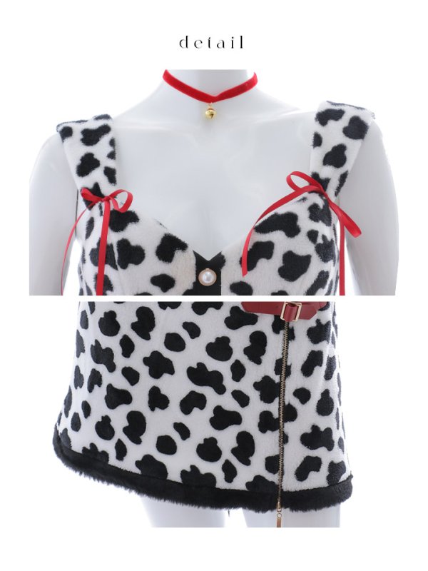 画像21: 【即日発送！】【ハロウィン】 ダルメシアンセットアップ【コスプレ6点セット】【XS-Mサイズ/1カラー】[OF01] (21)