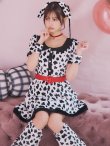 画像3: 【即日発送！】【ハロウィン】ダルメシアンミニフレアワンピース 【コスプレ5点セット】 【S-XLサイズ/1カラー】[YMT] (3)