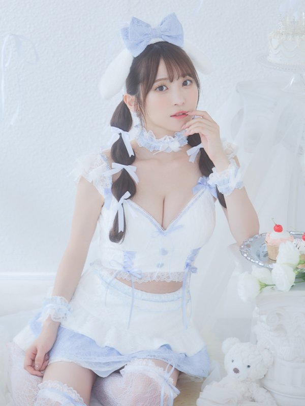 画像19: 【SALE!!】【即日発送！】【ハロウィン】ホワイトパピーセットアップ 【コスプレ6点セット】[HC03] (19)