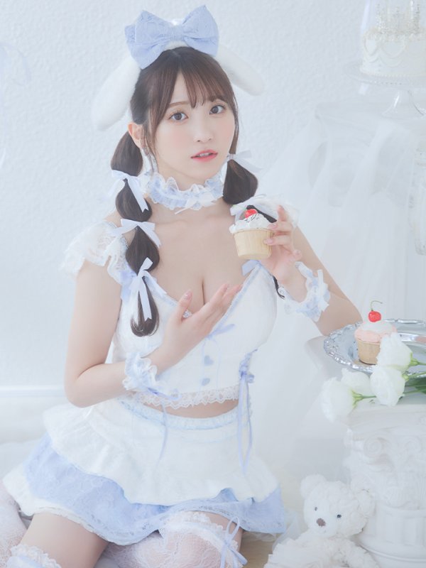 画像20: 【SALE!!】【即日発送！】【ハロウィン】ホワイトパピーセットアップ 【コスプレ6点セット】[HC03] (20)