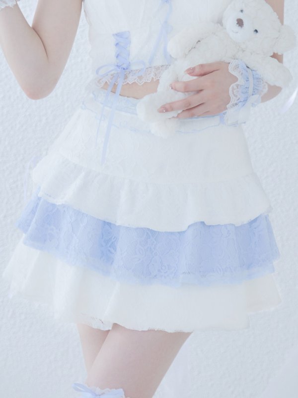 画像23: 【SALE!!】【即日発送！】【ハロウィン】ホワイトパピーセットアップ 【コスプレ6点セット】[HC03] (23)