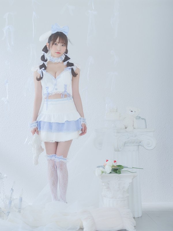 画像7: 【SALE!!】【即日発送！】【ハロウィン】ホワイトパピーセットアップ 【コスプレ6点セット】[HC03] (7)