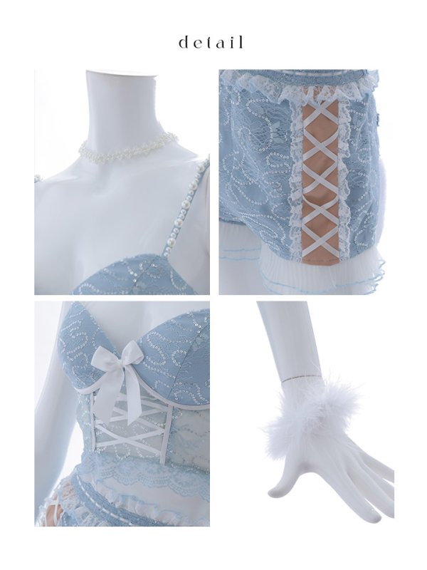 画像47: 【SALE!!】【即日発送！】【ハロウィン】 キラキラキャットパンツセットアップ 【コスプレ6点セット】 【XS-Mサイズ/2カラー】[OF04] (47)