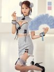 画像1: 【SALE!!】【即日発送！】【ハロウィン】 レースチャイナセットアップ 【コスプレ5点セット】【XS-Lサイズ】(SE01YN)[OF04] (1)